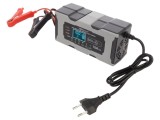 &Icirc;ncărcător QOLTEC 52493 12V AGM, GEL, Plumb-Acid, Li-FePO4 cu Microprocesor
