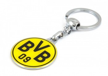 Breloc cheie inox compatibil echipa Borussia Dortmund galben foto