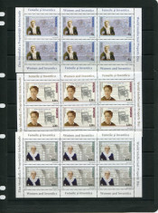 2013 , Lp 1978 a , Femeile si inventica , minicoli 6 timbre - MNH foto