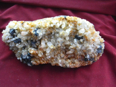 Specimen minerale - CUART, BLENDA SI SIDERIT (BB3) foto