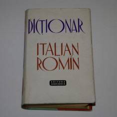 Dictionar italian roman - Editura Stiintifica - 1963