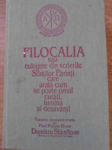 FILOCALIA SAU CULEGERE DIN SCRIERILE SFINTILOR PARINTI VOL.3-TRADUCERE, INTRODUCERE SI NOTE DE DUMITRU STAN-264565