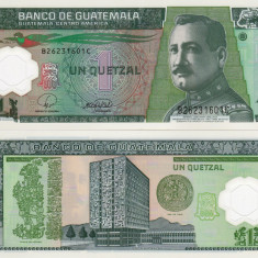 GUATEMALA 1 quetzal 2008 polymer UNC!!!