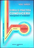 TEORIA SI PRACTICA CONDUCERII - MANAGEMENT IN INVATAMANT-VASILE BARDUTA-338184
