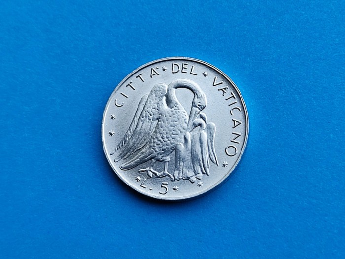 5 Lire 1975 Vatican-UNC-RAR