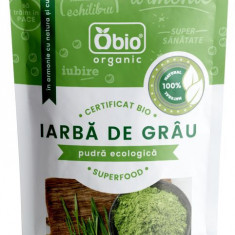 Iarba de grau pulbere eco 125g Obio