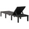 Sezlong, antracit, plastic - 4
