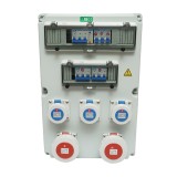 Tablou grup prize organizare santier 2x415V/32A, 3x250V/16A, 18 module 540x360x180mm IP67 Suntree