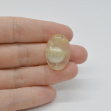 Cabochon cuart rutilat 25x17x7mm c50