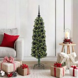 VidaXL Brad de Crăciun artificial Verde 120 cm PVC și oțel și plastic 3394922