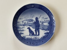 Farfurie portelan danez ROYAL COPENHAGEN, anul 1977, Podul Immervad