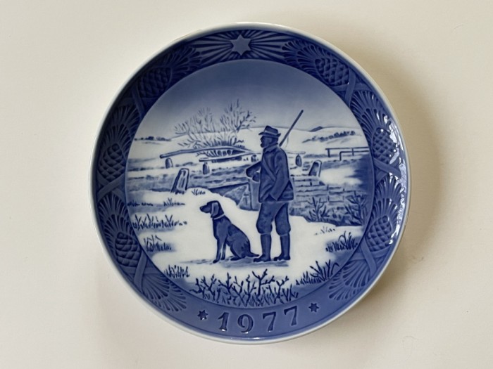 Farfurie portelan danez ROYAL COPENHAGEN, anul 1977, Podul Immervad