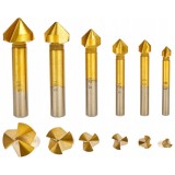Set de freze conice 6 buc pentru lemn 6.3-20.5mm KD983 KraftDele