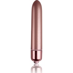 Vibrator Clasic Touch of Velvet, 10 Moduri Vibratii, Rose, 9 cm