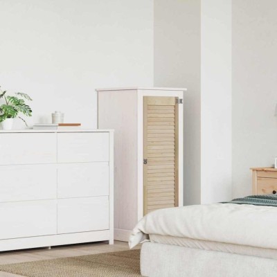 vidaXL Ușă de Dulap natural 140.5 x 2.1 x 49.5 cm Lemn masiv de pin 42019254 foto