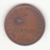Portugalia 1 centavo 1918