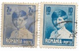 Romania - Uzuale &quot;Mihai&quot; - format mic, 1930 - valori obliterate, Regi, Stampilat