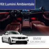 Lumini Ambientale BMW Seria 3 2019-2024 dedicat set complet control telefon sau sistem original CarStore Technology