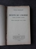 DESTIN DE LHOMME DANS LE MONDE ACTUEL- NICOLAS BERDIAEFF (CARTE IN LIMBA FRANCEZA)
