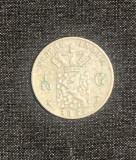Moneda 1/10 gulden 1855 Olanda argint, Europa