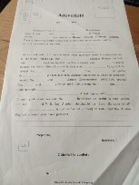 Act Militar Adeverință 1916 foto