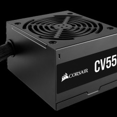 Corsair cv550 550w 80 plus efficiency bronze psu form atx sleveed zero rpm mode -