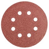 Disc abraziv cu gauri 125mm 5 buc/set GRAPHITE K120