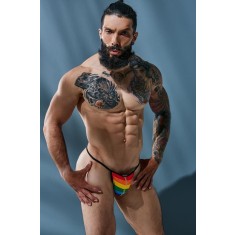 C4M Gstring Curcubeu-L