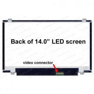 Display laptop refurbished 14.0&amp;quot; LED HD cod LP140WF1(SP(U1) Garantie 12 luni foto