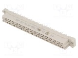 Conector HARTING DIN 41612 Mufă Tip D Mamă PIN 32 THT Drept 6A