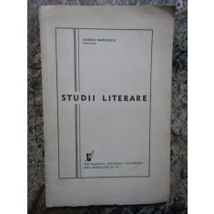 Studii literare - George Marinescu