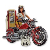 Decoratiune metalica Route 66 NY-7