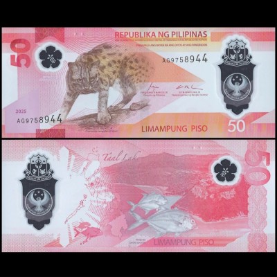 Filipine 2025 - 50 piso UNC foto