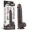 Dildo (07) cu ventuza Sliding Skin Dual Layer Dong 24 cm
