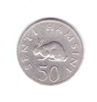 Moneda Tanzania 50 senti 1966, stare relativ buna, curata foto