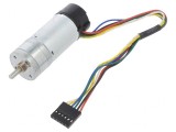 Motor DC cu codificator și transmisie 12V 4.4:1