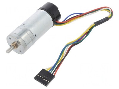 Motor DC cu codificator și transmisie 12V 4.4:1 foto