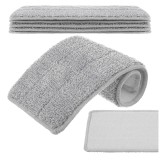 Set 5 rezerve lavabile pentru mop plat 33x12 cm Ruhhy