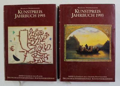 KUNSTPREIS JAHRBUCH 1993 , ZWEI BANDE , APARUTA 1993 foto