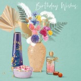 Felicitare - Birthday Wishes, flowers &amp; perfume | Ling Design
