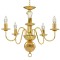 Candelabru, auriu, 5 becuri E14 - 3