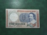 OLANDA 10 GULDENI 1953