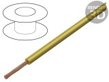 Cablu H05V-K LgY 2,5mm&sup2; PVC Auriu Metalizat 50m BQ CABLE LGY2.5-GA