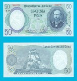 Chile (p#151) 50 Pesos 1981 aUNC+ &#039;Escuadra Libertadora del Peru&#039; serie: B24 1864075