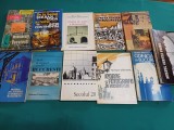 LOT 10 CĂRȚI MONOGRAFIR, ISTORIE BUCUREȘTI * ANII 1980 *DIFERITE TITLURI * 900