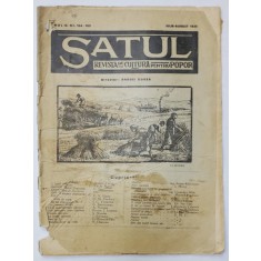SATUL , REVISTA DE CULTURA PENTRU POPOR , NR.104-105 , APARUTA 1939