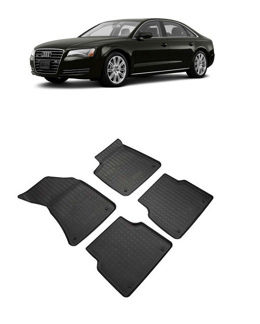 Covorase auto cauciuc dedicate AUDI A8 D4 4H ( 2010-2018)