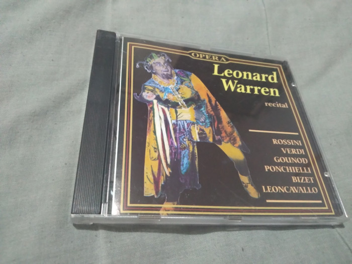 CD LEONARD WARREN-OPERA ORIGINAL