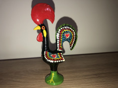 Cocosul din Barcelos,figurina portugheza din ceramica emailata foto