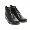 Oferta marimea 36 - Ghete dama, model casual, imblanite din piele naturala, negre - LG01NBOXN